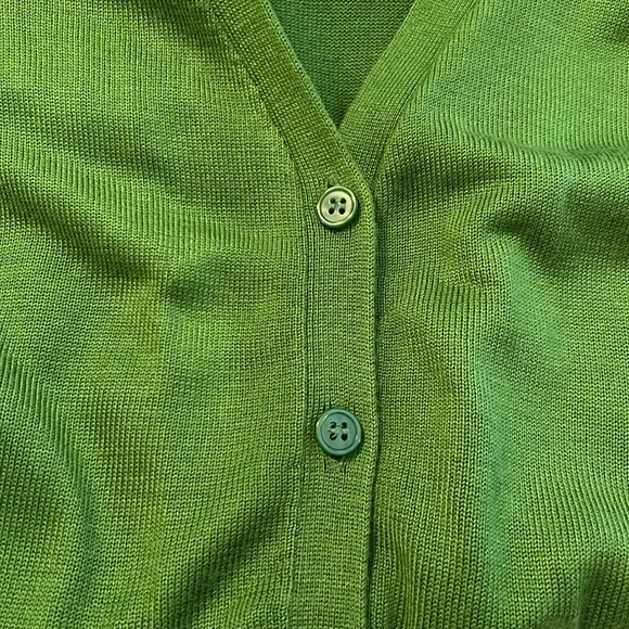 New York & Company Green Cardigan sweater XL - Picture 5 of 5